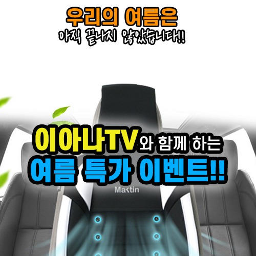 4D 마틴 쿨링 자동차시트커버- 이아나TV 특가 공동구매 상품!!